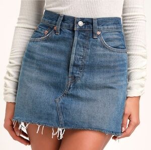 Levi's Blue Denim Skirt